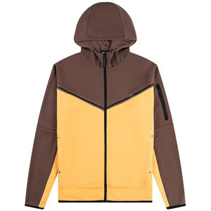 Chándal con cremallera gris sólido de invierno para Hombre | Conjunto de Sudadera con capucha Pantalones de Jogger | Ropa de gimnasio de ajuste regular Ropa de calle informal Entrenamiento - Product Image 4