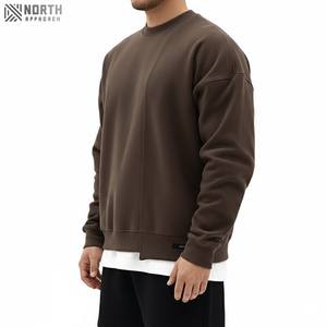 Meilleure vente 6xl sweat polaire haute qualité vêtements d'hiver dernière conception en gros100 % coton hiver col rond hommes sweat - Product Image 6