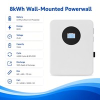 Système de Stockage d'Énergie Solaire Tout-en-un 8kWh 51.2V 314Ah LiFePO4 Monté sur Rack AC pour Usage Domestique avec BMS Intelligent CAN et Décharge 200A Tianon