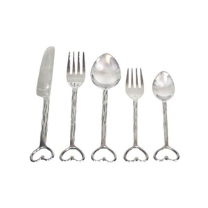Conception moderne personnalisée vente en gros de couverts en acier inoxydable vente de couverts en métal plaqué or pour le déjeuner, le dîner et le brunch - Product Image 6