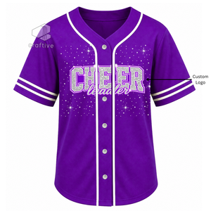 Maillot de cheerleading personnalisé brodé de strass, léger, sur mesure pour l'entraînement et la compétition des équipes - Product Image 1
