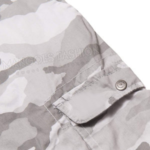 Shorts de course pour hommes de qualité supérieure, camouflage, avec logo sur le devant, fermeture à boutons, taille mi-haute, style urbain, séchage rapide, respirant, pour l'extérieur - Product Image 6