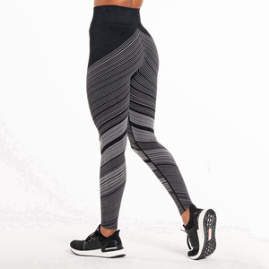 Wholesale Best Quality Custom Logo Gym <b>Leggings</b> for Women Lightweight <b>Knitted</b> Fabric High Waist Made in Pakistan - Product Image 2