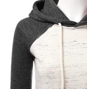 Sweat à capuche imprimé bouffant de haute qualité logo personnalisé 100% coton polaire lourde vierge surdimensionné grande taille sweats à capuche pour femmes - Product Image 2