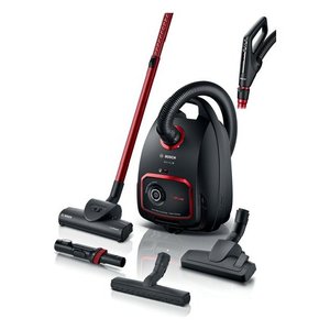 Aspirateur sans sac Bosch SERIE 6, 850W, 4 L, électrique, sec, noir et rouge, technologie cyclonique, filtre HEPA - Product Image 1