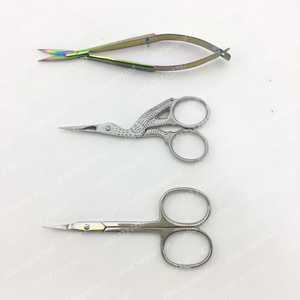 Ciseaux à ongles enduits de plasma bleu de précision Outil de beauté de qualité pour salon Sharp droit incurvé pour manucure pédicure ongles d'orteil - Product Image 5