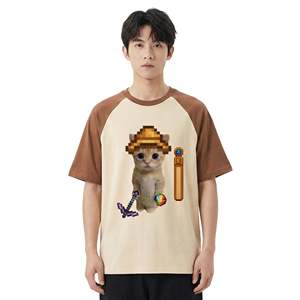 Camiseta Unisex de Minecraft con Diseño de Gato, Promocional, Inspirada en el Popular Videojuego - Product Image 3