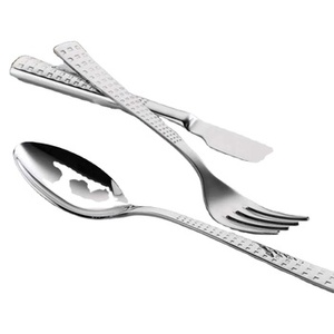 Ensemble de 5 couverts en acier inoxydable avec finition dorée, parfait pour les mariages élégants et les couverts de salle à manger, accessoires - Product Image 5