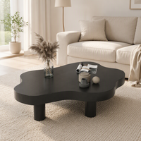 Table basse RH Irregular Cloud avec pieds sphériques, table d'appoint moderne minimaliste pour salon, table basse rustique