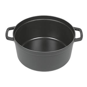 Cocotte en fonte noire STAUB 8,35 L 30 cm pour tous types de cuisinières - Product Image 3