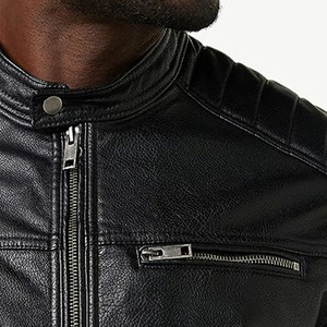 Chaqueta de Cuero de Piel de Oveja de Diseño Impermeable y Elegante, Chaqueta de Cuero Genuino Unisex - Product Image 2