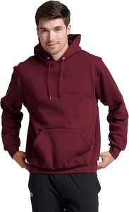 เสื้อฮู้ดผู้ชายลำลองสำหรับฤดูหนาว สีพื้น ผ้าฝ้ายฟลีซ 100% ทรงปกติ มีกระเป๋า เป็นมิตรกับสิ่งแวดล้อม แห้งเร็ว ระบายอากาศได้ดี คุณภาพสูง - Product Image 5