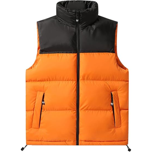 Nouveau 2025 respirant hommes coton fait gilet veste sur mesure vestes manches moins doudounes - Product Image 6