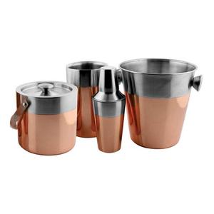 Outils de vente élevés seau à glace Cocktail Shaker refroidisseur de vin ensemble barman Kit Bar accessoires en acier inoxydable - Product Image 1