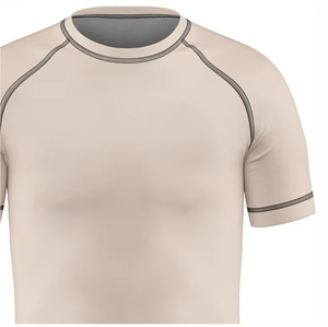 2026 Wholesale Custom Sublimated BJJ Jiu Jitsu MMA <b>Rashguards</b> Men Long Sleeve Spandex/Polyester Compression Quick Dry Breathable - Product Image 3