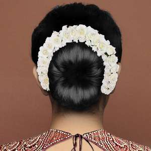 เข็มกลัดอัลลอยสีขาวลายดอกไม้ทำจากหินออสเตรียเข็มกลัดโลหะผสม1502299C-Stylish - Product Image 1