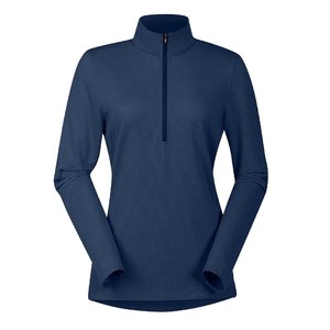 Premium Baselayer Show Camisas Cuello de media cremallera Top Ropa ecuestre Camisa de equitación al por mayor personalizada para mujer - Product Image 5