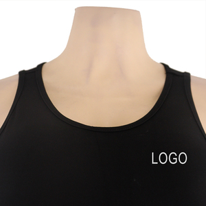 Custom Women's Breathable <b>Yoga</b> Tank Tops Sleeveless Ribbed Racerback Blouse Eco-Friendly Cotton Vest - Product Image 4