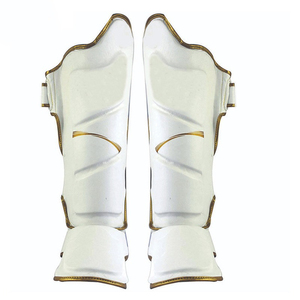 Venta al por mayor profesional Kick Boxing espinilleras de alta calidad de protección de material PU personalizable - Product Image 1