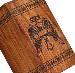 Angel Wings with Cross Wooden <b>Urn</b> Box Resin <b>Urn</b> Cremation <b>Ashes</b> Adult Large <b>Ashes</b> <b>Urn</b> for <b>Ashes</b> <b>pet</b> - Product Image 5