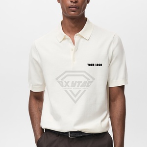 Tendance Logo brodé personnalisé 100% coton Golf polos personnalisés hommes Golf affaires uniformes couleur unie polos - Product Image 1