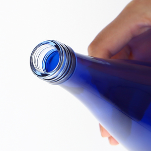 Nhà máy sản xuất 330ml 500ml tùy chỉnh màu xanh hình dạng thả rỗng siêu Flint thủy tinh Nước Soda nước giải khát chai thủy tinh với nắp - Product Image 3