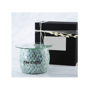 ชุดที่วางเค้กทำจากไม้และแก้วสำหรับวางช็อคโกแลต3ชิ้นสำหรับบ้านและโรงแรม - Product Image 4