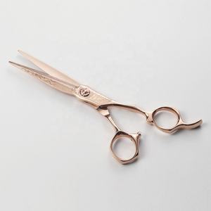 Tijeras de peluquero de oro rosa de grado superior profesional, tijeras de peluquero de alta calidad, juego de tijeras de acero al carbono - Product Image 1