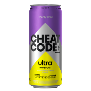 Bebida Energética Deportiva Dietética Baja en Azúcar con Sabor a Cheat Code, L-Carnitina y Taurina, Lata de 330 ml - Product Image 1