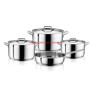 Ensemble de marmites en aluminium poli de haute qualité pour restaurant et cuisine à domicile accessoires de cuisine de qualité commerciale en vente - Product Image 2