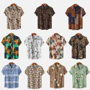 Camiseta de playa para hombre con estampado personalizado, 100% algodón, cuello camp, moda 2026 - Product Image 6