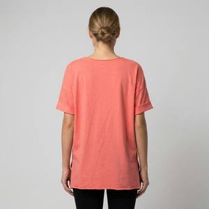 Camiseta Ligera, Transpirable, Casual, Simple, Cuello Redondo, Lisa, con Aberturas Laterales, 100% Algodón, Talla Única, para Tallas 36-42 - Product Image 2