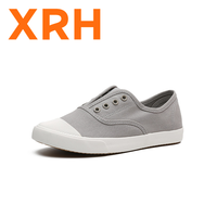 XRH Baskets basses en toile à lacets pour femme, confortables, respirantes et antidérapantes, idéales pour l'été