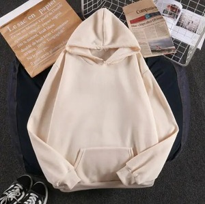 100% Organic Cotton Wholesale Pullover New Stylish <b>High</b> Quality Plain Hoodies Custom Casual Design Hoodies for Woman - Product Image 3