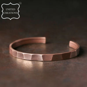 Dernière conception aimant de santé de haute qualité large bracelet de manchettes magnétiques en cuivre pur bracelet pour hommes pour l'arthrite - Product Image 2