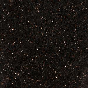 Premium Kwaliteit Indian Black Galaxy Graniet Gepolijste Tegels 10 Mm Dik Formaat 305X305 Mm Binnenvloer Wandbekleding Duurzaam