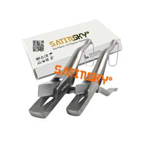 Pinzas de coagulación bipolares antiadherentes, 150 mm, 180 mm, 200 mm, 220 mm, 240 mm, compatibles con uso quirúrgico y dental - Product Image 6