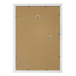 Cadre photo blanc DIN A2 sur mesure 42 x 59,4 cm, en plastique ABS et métal aluminium, élégant et tendance, à des fins décoratives - Product Image 2