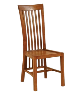 Silla de Comedor Xiora Minimalista de Madera Maciza con Asiento Tapizado, Ecológica y Duradera, Muebles de Comedor Marrones - Product Image 5