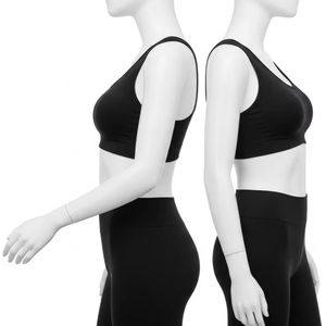 เสื้อชั้นในกีฬาไร้ตะเข็บ ไนลอน สแปนเด็กซ์ ระบายอากาศได้ดี รองรับแรงกระแทกสูง ยืดหยุ่น เหมาะสำหรับฟิตเนส โยคะ ออกกำลังกาย วิ่ง ชุดออกกำลังกายสำหรับผู้หญิง - Product Image 3