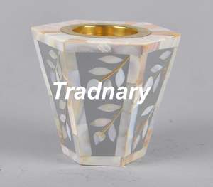 Bakhoor pot incrusté d'os fait à la main Bakhoor brûleur Mukhbar ensemble cadeau Ramadan cristal Oud Bakhoor de traditionnel - Product Image 5