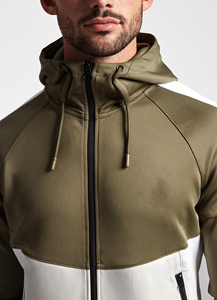 Chándal Deportivo Personalizado con Logotipo 2022, Resistente al Viento, Elástico en Cuatro Direcciones, 100% Algodón, Sudadera con Capucha para Hombre, Venta al Por Mayor - Product Image 4