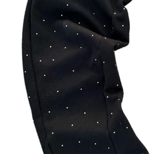 Logo personnalisé Vente en gros Vêtements de rue Éponge de coton Écusson de broderie lavé à la pierre Pantalon de survêtement évasé en strass pour hommes - Product Image 6