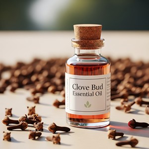 Proveedor de aceite esencial Clove Bud Exportador de aceite de especias a granel al por mayor para difusores Cosméticos y Ayurveda - Product Image 1