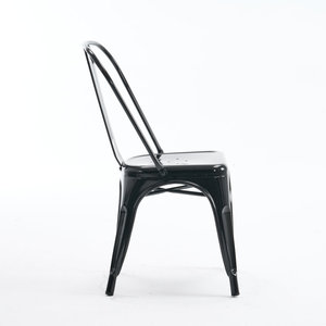 เก้าอี้รับประทานอาหารกลางแจ้งซ้อนได้สไตล์อุตสาหกรรมเหล็กโบราณสไตล์วินเทจสไตล์การออกแบบที่ทันสมัยสำหรับร้านอาหารคาเฟ่ใช้ในบ้าน - Product Image 5