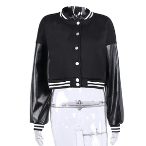 Women Varsity <b>Jacket</b> Ladies Letterman <b>Jacket</b> Wool Leather Sleeve Baseball Varsity <b>Jacket</b> Streetwear Fashion Custom Logo <b>Jacket</b> - Product Image 1