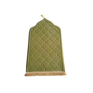 厚舒适的穆斯林祈祷垫伊斯兰地毯<span class=keywords><strong>Janamaz</strong></span> sajadah Namaz secade - Product Image 1