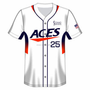 Jerseys de béisbol sublimación personalizados, entrega rápida, uniformes de malla, Impresión de diseño personalizado, ropa de equipo, alta calidad - Product Image 6