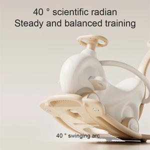 新款儿童摇马无动力婴儿塑料骑玩具动物儿童迷你三合一汽车卡通廉价椅子独角兽 - Product Image 4