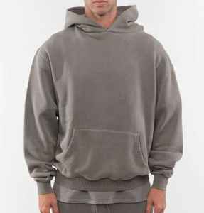 Ventes en gros de sweats à capuche pour hommes de haute qualité, vintage, lourds, 500 g/m², en coton, surdimensionnés, unis, personnalisés, lavés - Product Image 2